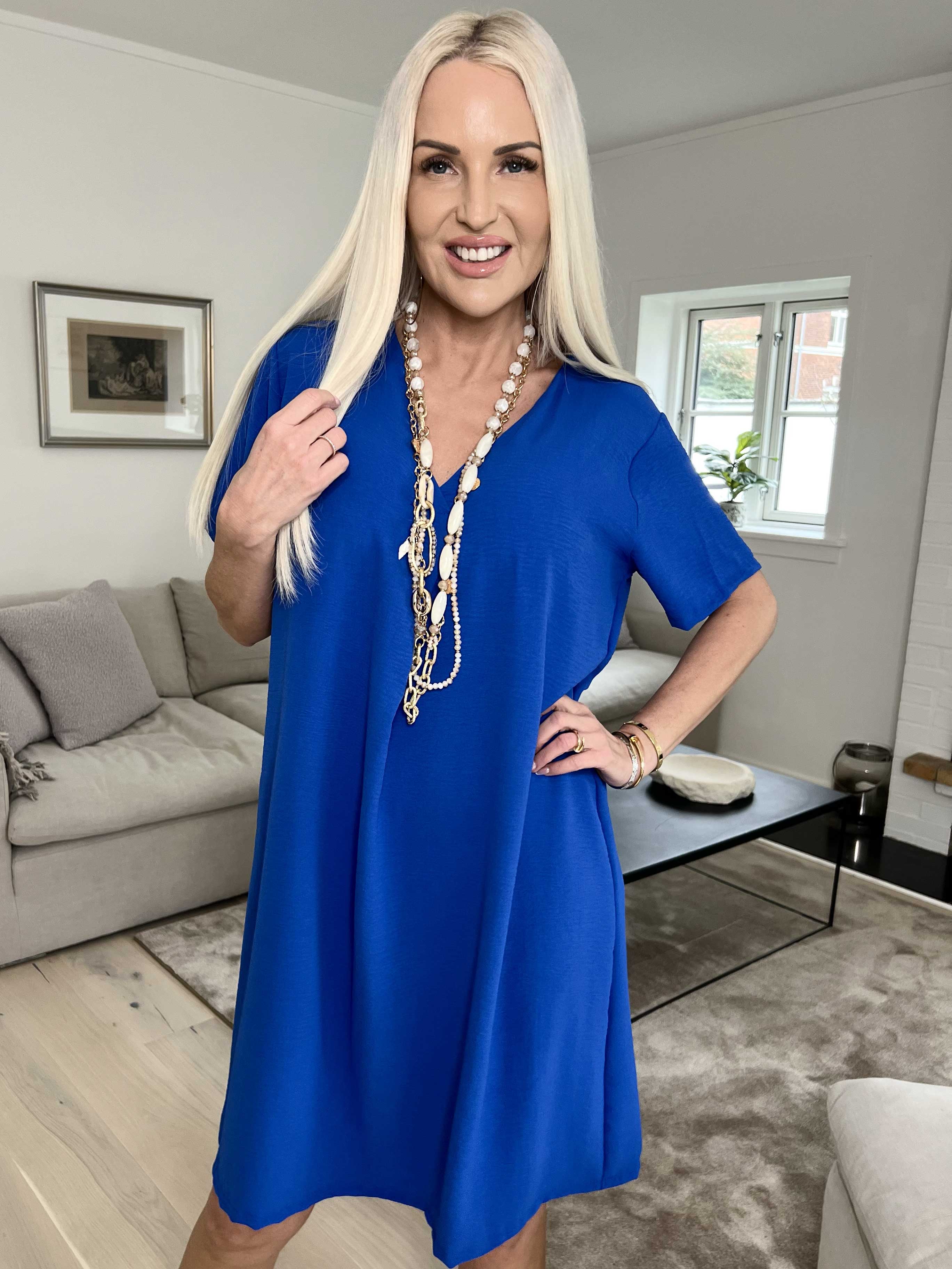 Eldina - Let ensfarvet tunikakjole